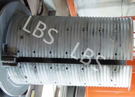 Marine Ship Crane Carbon Steel Split Sleeve Special Type Rope Grooves