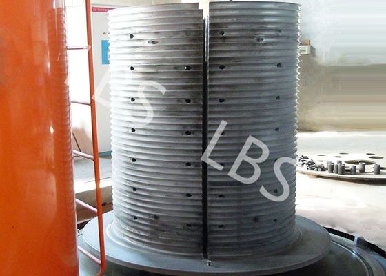 Marine Ship Crane Carbon Steel Split Sleeve Special Type Rope Grooves