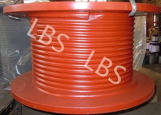 Rig Drawworks Carbon Steel Grooved Drum Steel Wire Rope