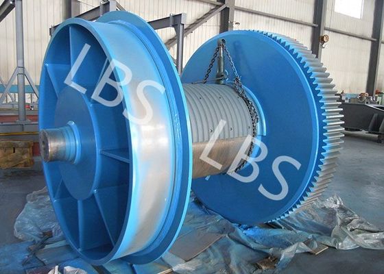 Carbon Steel Integral Cable Winch Drum Lifting Machinery