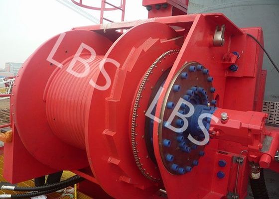 LBS Grooved Drum Windlass Winch With Depth Indicator
