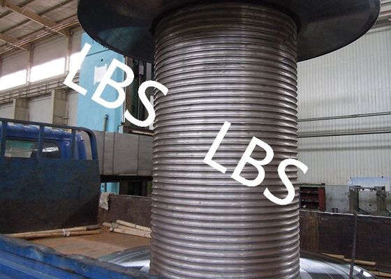 Customized LBS Groove Wire Rope Drum With High Speed Rope Wheel
