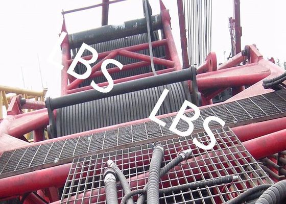 Hydraulic Wire Rope Tower Crane Winch Architectural Engineering