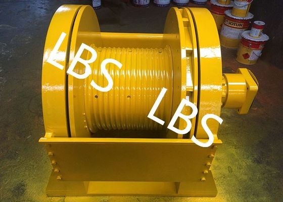 Marine 20Ton Hydraulic Winch Horizantal Hoist Winch with Large Rope Capacity