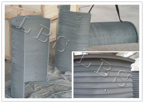 Split LBS Grooved Drum Wire Rope Drum In Differenct Working Condition