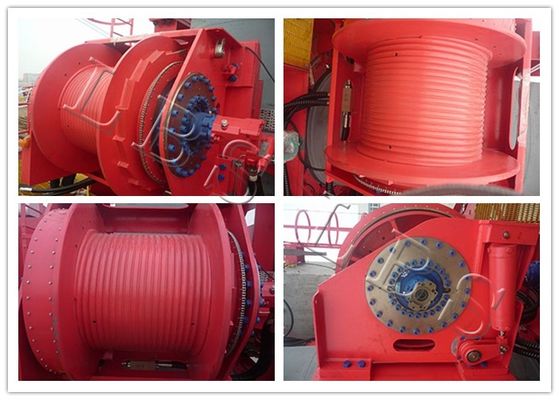 Marine Boat Hydraulic Groove Winch For Oil Exploration