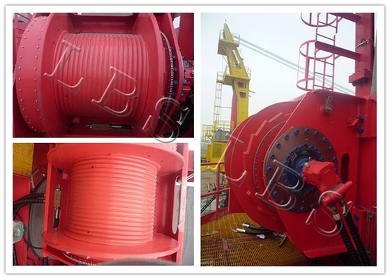 Marine Boat Hydraulic Groove Winch For Oil Exploration