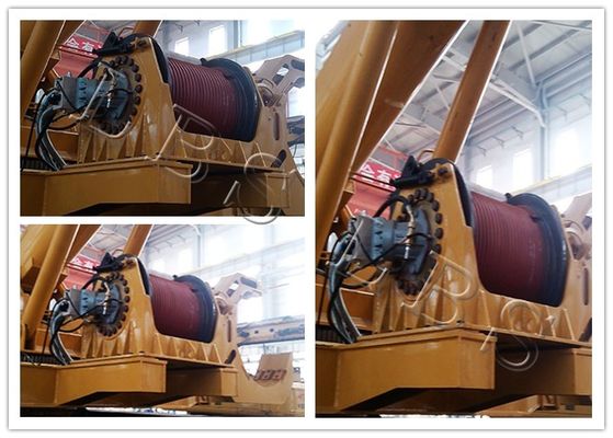 Electric Lifting Winch 10 Ton In Crawler Crane In Construction And Offshore Lifting Works