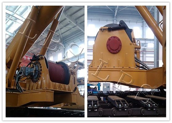 Electric Lifting Winch 10 Ton In Crawler Crane In Construction And Offshore Lifting Works