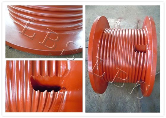 LBS Grooved Drum With Flange Parts Of The Winch Or Full Machine
