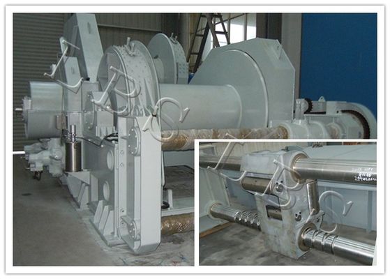 Single Drum Mooring Lifting Winch Reel Hydraulic Driven Type