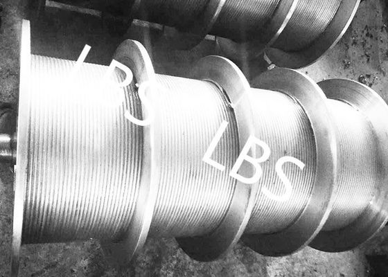 Construction Wipe Wall Crane Grey Quadruple Drum for Marine Lifting and Hoisting