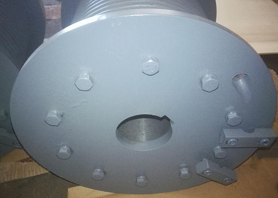 Thickened Seamless Steel Tube Grooved Winch Drum 22mm Diameter Cable