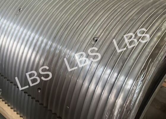 Φ41.4 Rope Lebus Drum Sleeve Right Hand 60° M16 Countersunk Screw Fastening