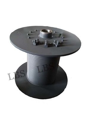 5 Layers Wire Rope Winch Drum Comply With GOST Left Rotation Direction