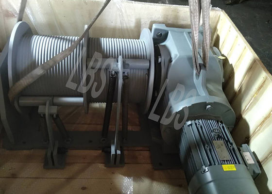 10T Double Grooved Drum Electric Winch Machine