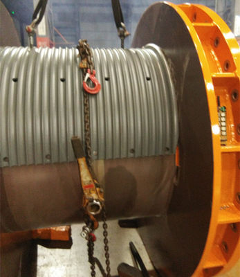 Monolithic Wire Rope Winch Drum Marine Anchor Ships And Lifting Machinery
