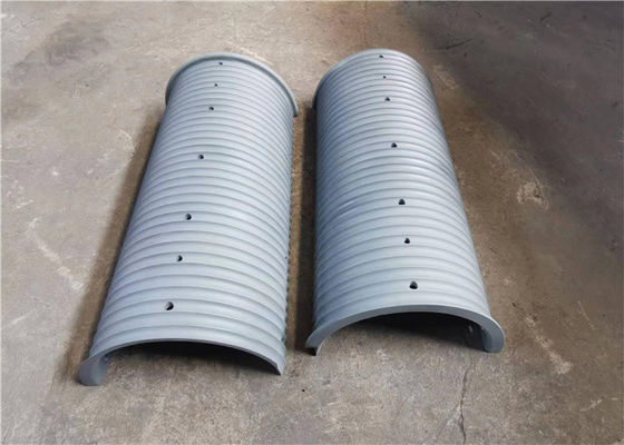 鉄線ロープのための重用半分割溝の袖 レバスロープ溝