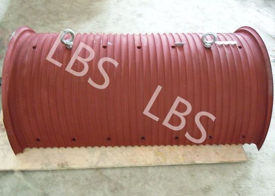 ワイヤー ロープかLebusの袖の鋼鉄材料を要求するケーブルの高く上がるドラム