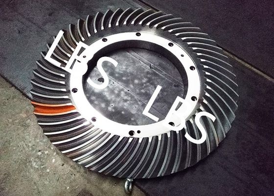 鋳造 二重螺旋ギア ベーベルギア シャフト クロム塗装